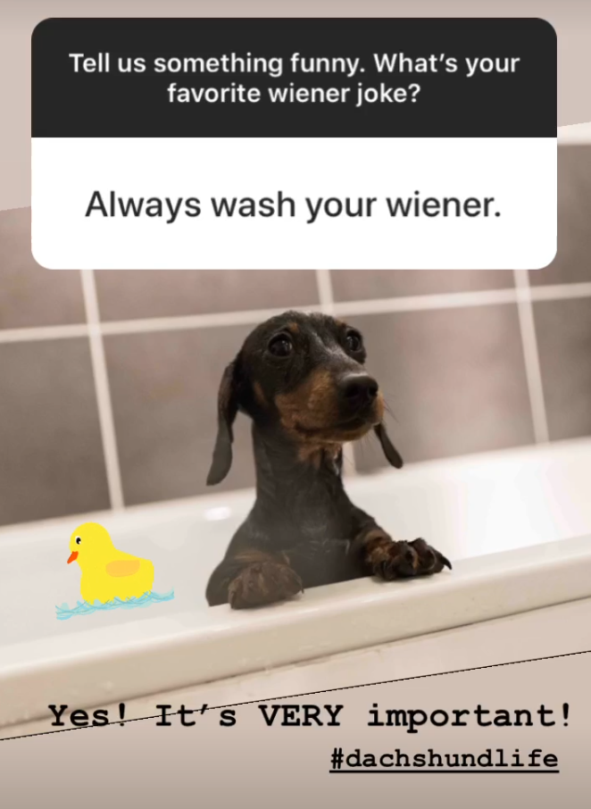 Always wash your wiener