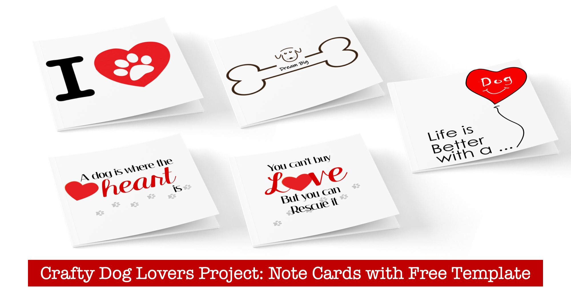 How To Create And Print Your Own Note Cards For Dog Lovers Happydogisland Com